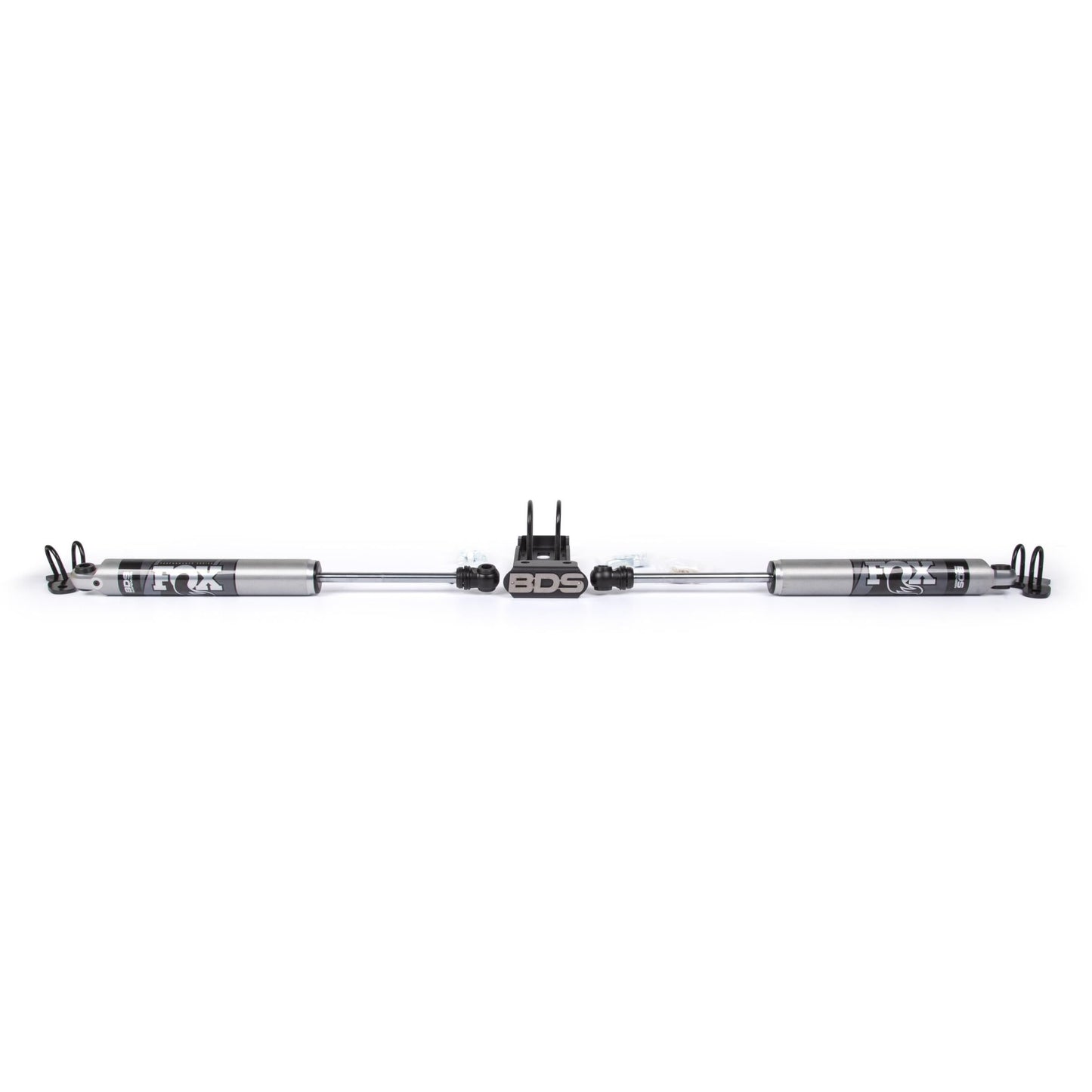 BDS Suspension | Dual Steering Stabilizer Kit w/ FOX 2.0 Performance Shocks Jeep Wrangler JK 07-18 | BDS2027DF