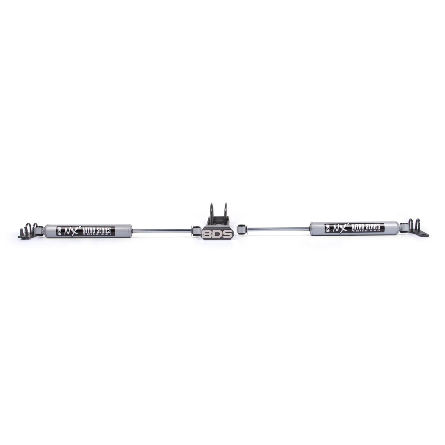 BDS Suspension | Dual Steering Stabilizer Kit w/ NX2 Shocks Jeep Wrangler TJ 97-06 Cherokee XJ 84-01 Grand Cherokee ZJ 93-98 | BDS2028DH