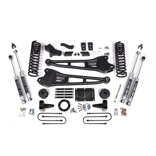 BDS Suspension | 6 Inch Lift Kit w/ Radius Arm Ram 3500 w/ Rear Air Ride 13-18 4WD Diesel Fox 2.0 Performance Shocks | BDS2106FS