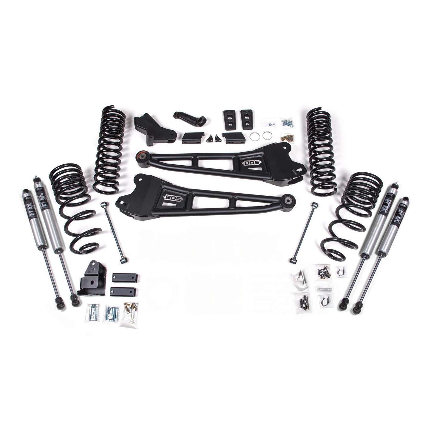 BDS Suspension | 4 Inch Lift Kit w/ Radius Arm FOX 2.0 Shocks | Ram 2500 (25-26) 4WD | Diesel | BDS2143FS
