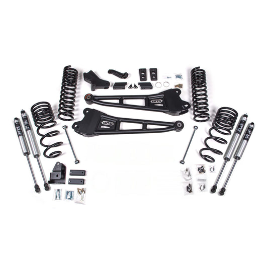 BDS Suspension | 4 Inch Lift Kit w/ Radius Arm FOX 2.0 Shocks | Ram 2500 (25-26) 4WD | Diesel | BDS2143FS
