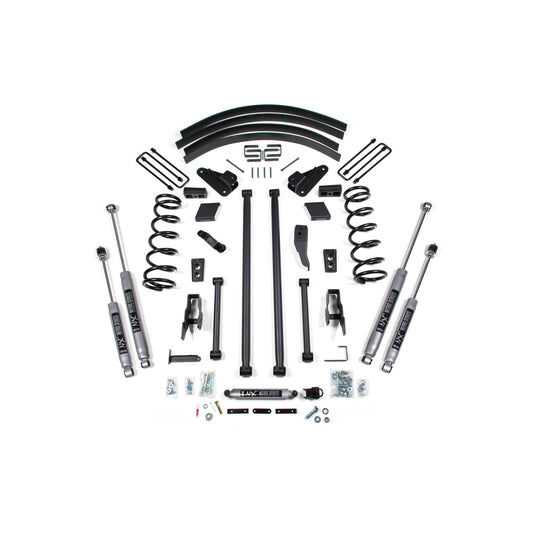 BDS Suspension | 5 Inch Lift Kit Long Arm Conversion Dodge Ram 2500/3500 00-02 4WD Block Kit Without Factory Overload Fox 2.0 Performance Shocks | BDS219FS
