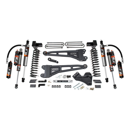 BDS Suspension | 5 Inch Lift Kit w/ Radius Arm Ford F250/F350 Super Duty 23-24 4WD Gas 5 Inch Block with 3 Leaf Main Fox 2.5 Performance Elite | BDS2207FPE