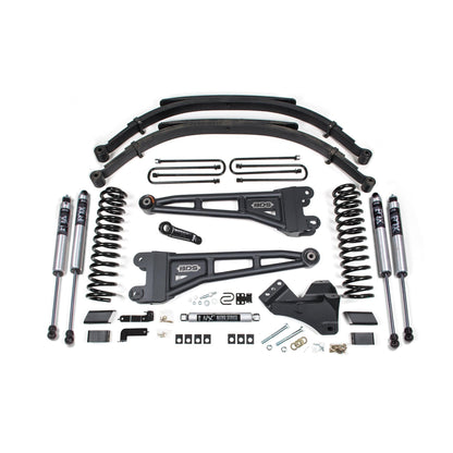 BDS Suspension | 5 Inch Lift Kit w/ Radius Arm Ford F250/F350 Super Duty 23-24 4WD Diesel Leaf Springs Fox 2.0 Performance | BDS2208FS