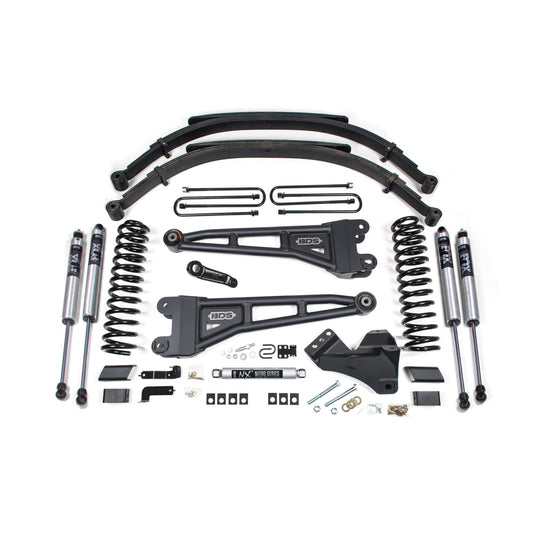 BDS Suspension | 5 Inch Lift Kit w/ Radius Arm Ford F250/F350 Super Duty 23-24 4WD Diesel Leaf Springs Fox 2.0 Performance | BDS2208FS