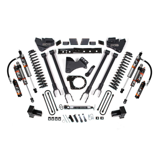 BDS Suspension | 6 Inch Lift Kit w/ 4-Link Ford F350 Super Duty DRW 20-22 4WD Diesel Fox 2.5 Performance Elite Shocks | BDS2218FPE