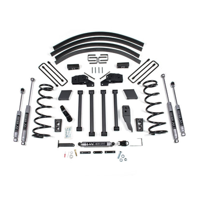 BDS Suspension | 5 Inch Lift Kit Dodge Ram 2500/3500 00-02 4WD Leaf Springs NX2 Nitro | BDS221H