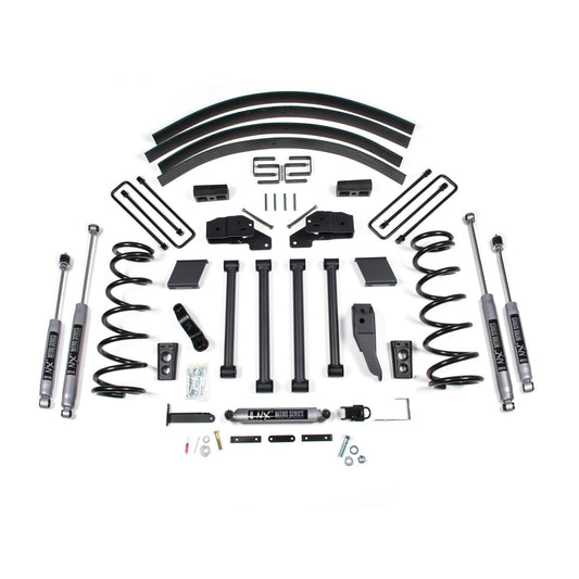 BDS Suspension | 5 Inch Lift Kit Dodge Ram 2500/3500 00-02 4WD Leaf Springs NX2 Nitro | BDS221H