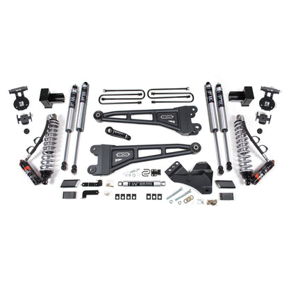 BDS Suspension | 5 Inch Lift Kit w/ Radius Arm FOX 2.5 Coil-Over Conversion Performance Elite Ford F250/F350 Super Duty 23-24 4WD Diesel Block without Overload 2.5 Performance Elite  | BDS2244FPE