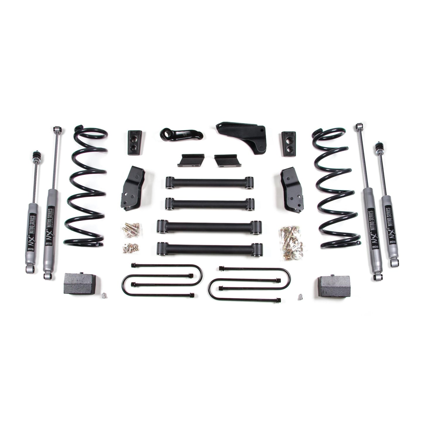 BDS Suspension | 6 Inch Lift Kit Dodge Ram 1500 Mega Cab 06-07 4WD Leaf Springs 3.5 Inch Axle Fox 2.0 Performance | BDS228FS