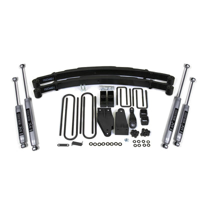 BDS Suspension | 4 Inch Lift Kit Ford F250 TTB 87-96 4WD Fox 2.0 Performance Shocks | BDS306FS
