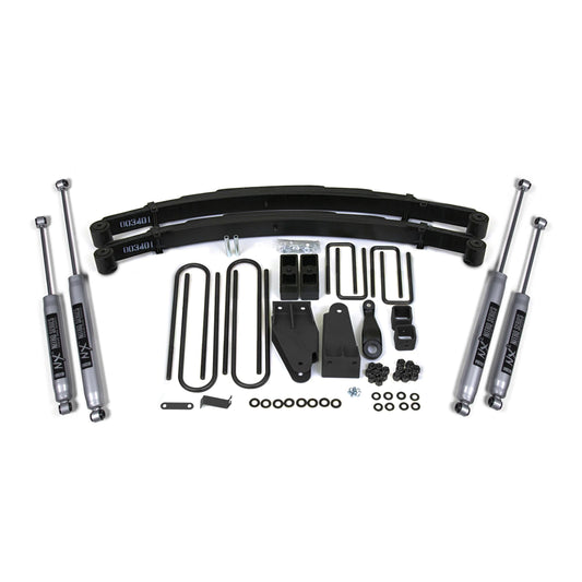 BDS Suspension | 4 Inch Lift Kit Ford F250 TTB 80-86 4WD NX2 Nitro Shocks | BDS307H
