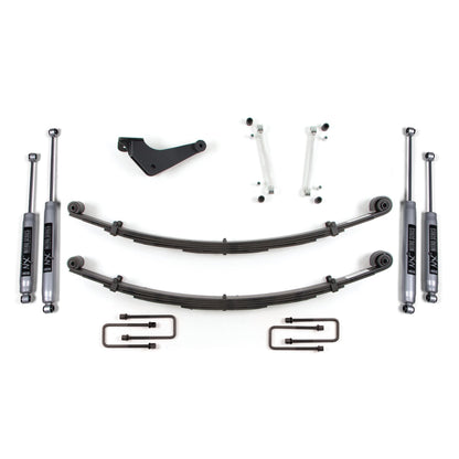 BDS Suspension | 2 Inch Leveling Kit Ford F250/F350 Super Duty 99-04 4WD Radius Front U Bolt Fox 2.0 Performance Shocks | BDS320FS