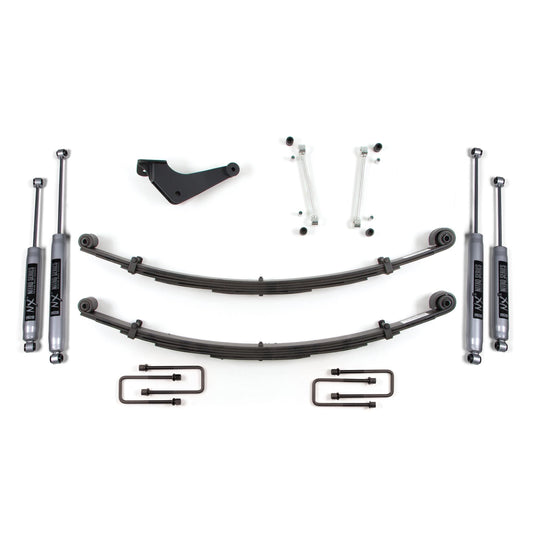 BDS Suspension | 2 Inch Leveling Kit Ford F250/F350 Super Duty 99-04 4WD Radius Front U Bolt Fox 2.0 Performance Shocks | BDS320FS