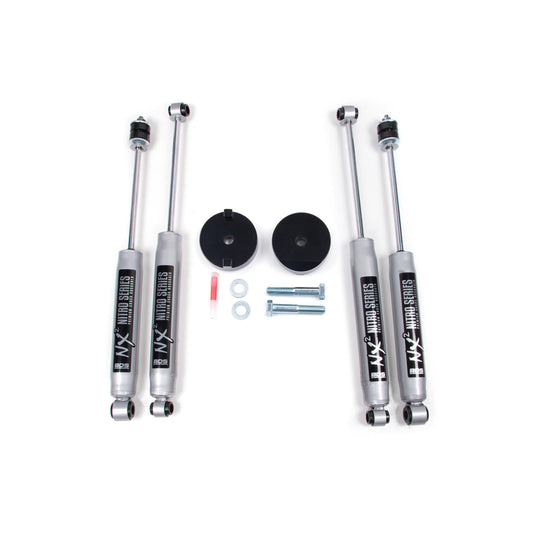 BDS Suspension | 1 Inch Leveling Kit Coil Spacer Ford F250/F350 Super Duty 05-16 4WD With Fox 2.0 Performance Shocks | BDS325FS