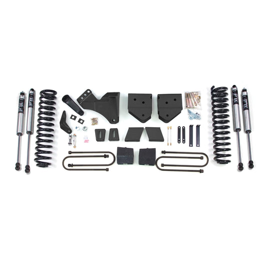 BDS Suspension | 6 Inch Lift Kit Ford F250/F350 Super Duty 05-07 4WD Diesel 5 Inch Block Without Overload Fox 2.0 Performance | BDS349FS