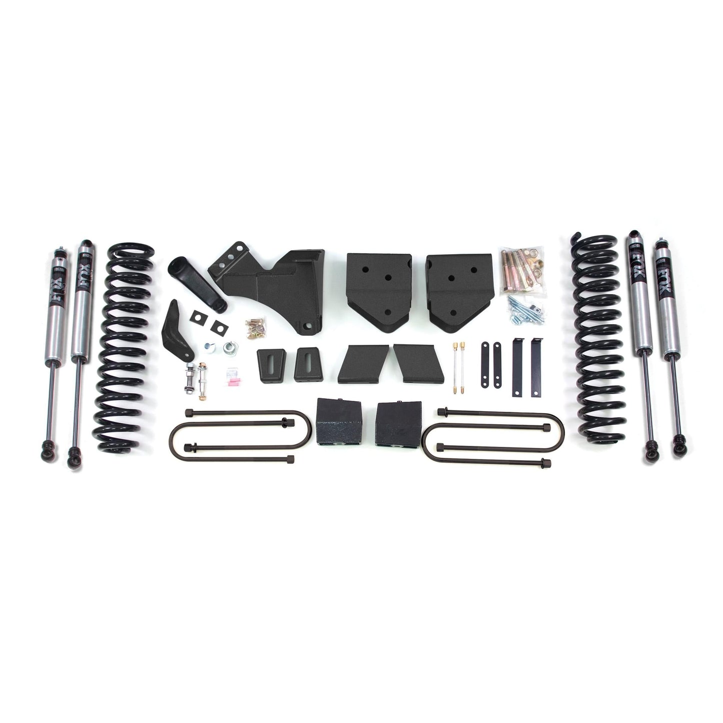 BDS Suspension | 6 Inch Lift Kit Ford F250/F350 Super Duty 05-07 4WD Diesel 5 Inch Block With Overload Fox 2.0 Performance | BDS350FS