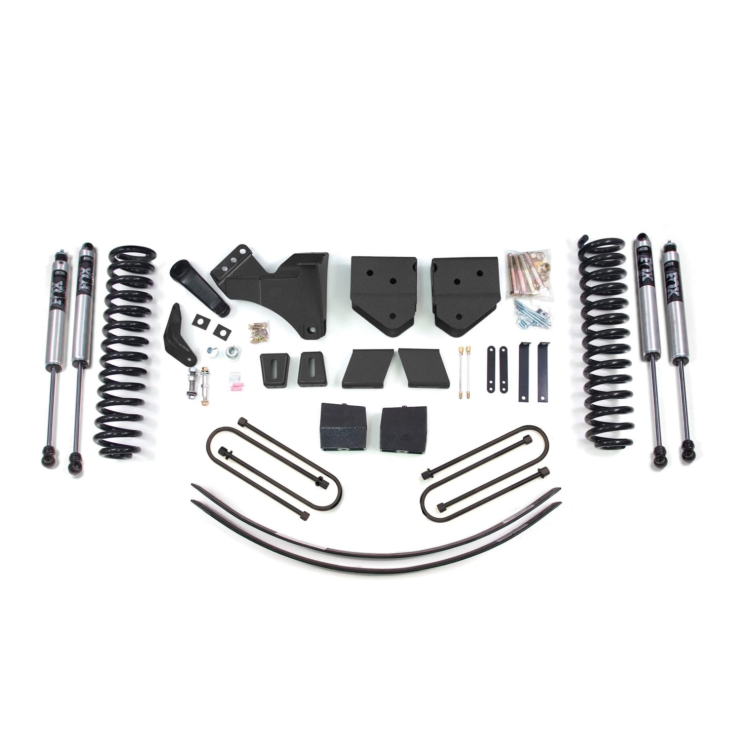 BDS Suspension | 6 Inch Lift Kit Ford F250/F350 Super Duty 05-07 4WD Diesel 3 Inch Block Plus Add A Leaf Without Overload FOX 2.0 Performance | BDS353FS