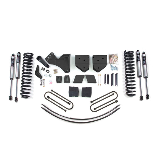 BDS Suspension | 6 Inch Lift Kit Ford F250/F350 Super Duty 05-07 4WD Diesel 3 Inch Block Plus Add A Leaf Without Overload FOX 2.0 Performance | BDS353FS