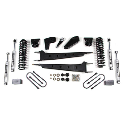 BDS Suspension | 4 Inch Lift Kit w/ Radius Arm Ford F150/Bronco 80-96 4WD Block Kit and Add A Leaf NX2 Nitro | BDS363H