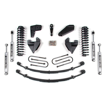 BDS Suspension | 6 Inch Lift Kit w/ Radius Arm Ford F150/Bronco 80-96 4WD Block and Add A Leaf NX2 Nitro | BDS367H