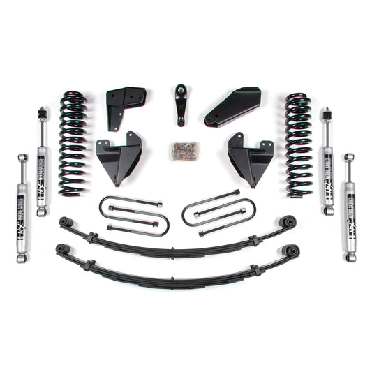 BDS Suspension | 6 Inch Lift Kit w/ Radius Arm Ford F150/Bronco 80-96 4WD Block and Add A Leaf NX2 Nitro | BDS367H