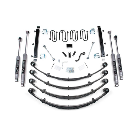 BDS Suspension | 3.5 Inch Lift Kit Jeep Wrangler YJ 87-95 Heavy Duty Leaf Springs NX2 Nitro | BDS410H
