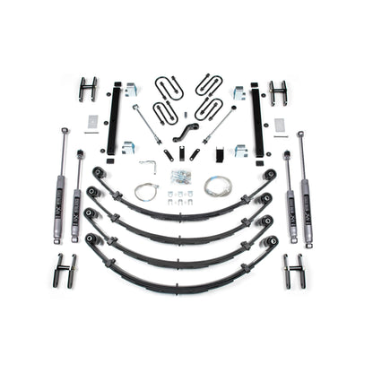 BDS Suspension | 4.5 Inch Lift Kit Jeep Wrangler YJ 87-95 Light Duty Leaf Springs NX2 Nitro | BDS411H