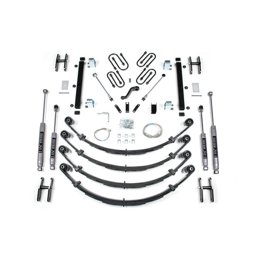 BDS Suspension | 4.5 Inch Lift Kit Jeep Wrangler YJ 87-95 Heavy Duty Leaf Spring NX2 Nitro | BDS412H