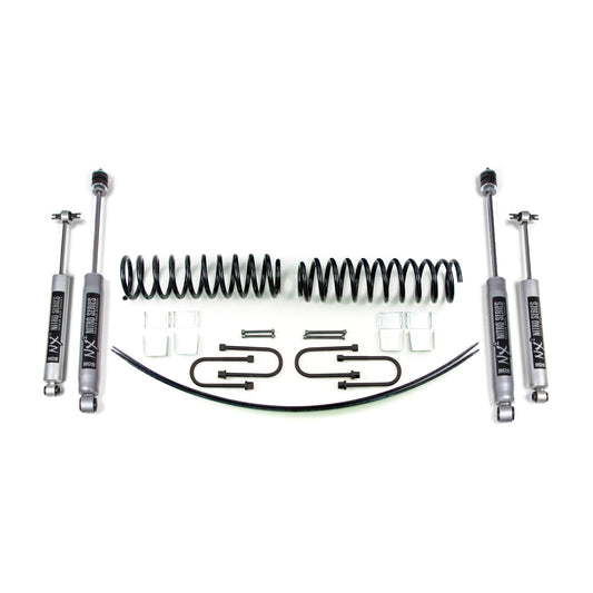 BDS Suspension | 2 Inch Lift Kit Jeep Cherokee XJ 84-01 Dana 35 Rear Axle Fox 2.0 Performance Shocks | BDS429FS