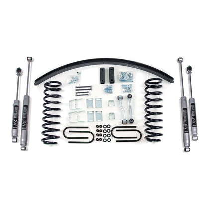BDS Suspension | 3 Inch Lift Kit Jeep Comanche MJ 86-91 Chrysler 8.25 Axle NX2 Nitro | BDS440H