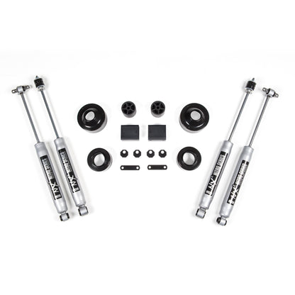 BDS Suspension | 2 Inch Lift Kit Coil Spacer Jeep Wrangler JK 07-18 2/4-Door NX2 Nitro Shocks | BDS463H