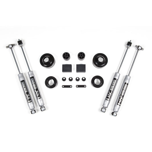 BDS Suspension | 2 Inch Lift Kit Coil Spacer Jeep Wrangler JK 07-18 2/4-Door NX2 Nitro Shocks | BDS463H