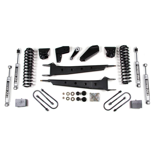 BDS Suspension | 6 Inch Lift Kit w/ Radius Arm Ford F100/F150 80-96 4WD 4 Inch Block NX2 Nitro | BDS508H