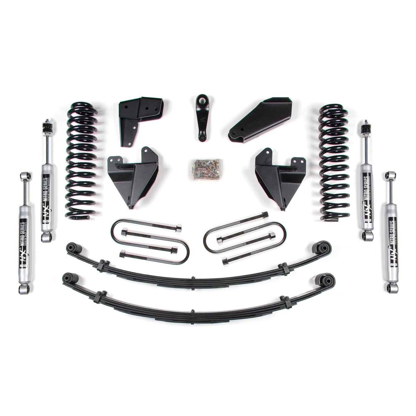 BDS Suspension | 6 Inch Lift Kit Ford F100/F150 80-96 4WD 6 Inch Leaf Springs NX2 Nitro | BDS511H