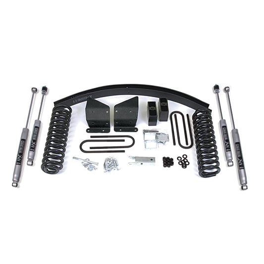 BDS Suspension | 6 Inch Lift Kit Ford Bronco 78-79 4WD Standard Front Shock Leaf Springs NX2 Nitro | BDS527H