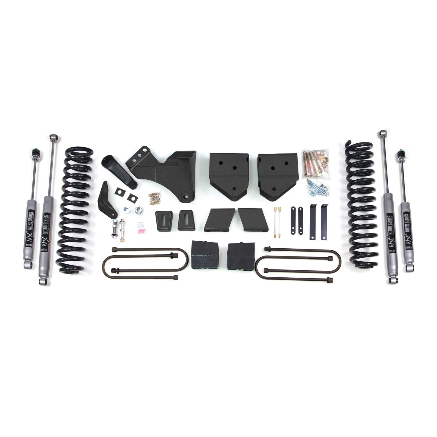 BDS Suspension | 6 Inch Lift Kit Ford F250/F350 Super Duty 08-10 4WD Diesel Leaf Springs NX2 Nitro | BDS552H