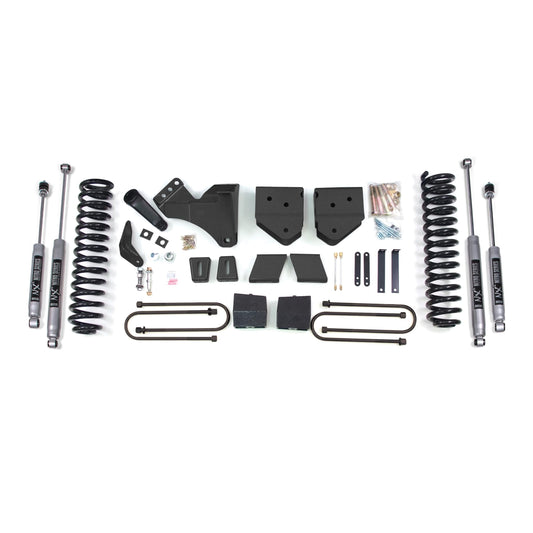 BDS Suspension | 6 Inch Lift Kit Ford F250/F350 Super Duty 08-10 4WD Diesel Block Without Factory Overload FOX 2.0 Performance | BDS558FS