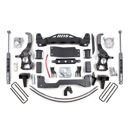 BDS Suspension | 6 Inch Lift Kit Ford F150 04-08 4WD With Fox 2.0 Adventure Shocks | BDS574FS