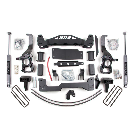 BDS Suspension | 6 Inch Lift Kit Ford F150 04-08 4WD With Fox 2.0 Adventure Shocks | BDS574FS