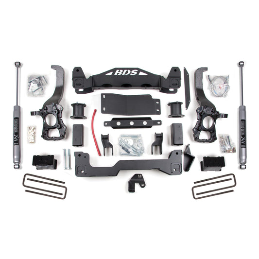 BDS Suspension | 4 Inch Lift Kit Ford F150 04-08 4WD Fox 2.0 Performance Shocks | BDS576FS