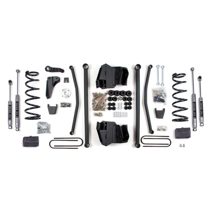 BDS Suspension | 8 Inch Lift Kit Long Arm Dodge Ram 2500/3500 2008 4WD Diesel Automatic Fox 2.0 Performance Shocks Block Kit 4 Inch Axle | BDS641FS