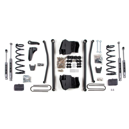 BDS Suspension | 4 Inch Lift Kit Long Arm Dodge Ram 2500 Power Wagon 05-07 4WD Gas Block 4 Inch Axle Fox 2.0 Performance | BDS669FS