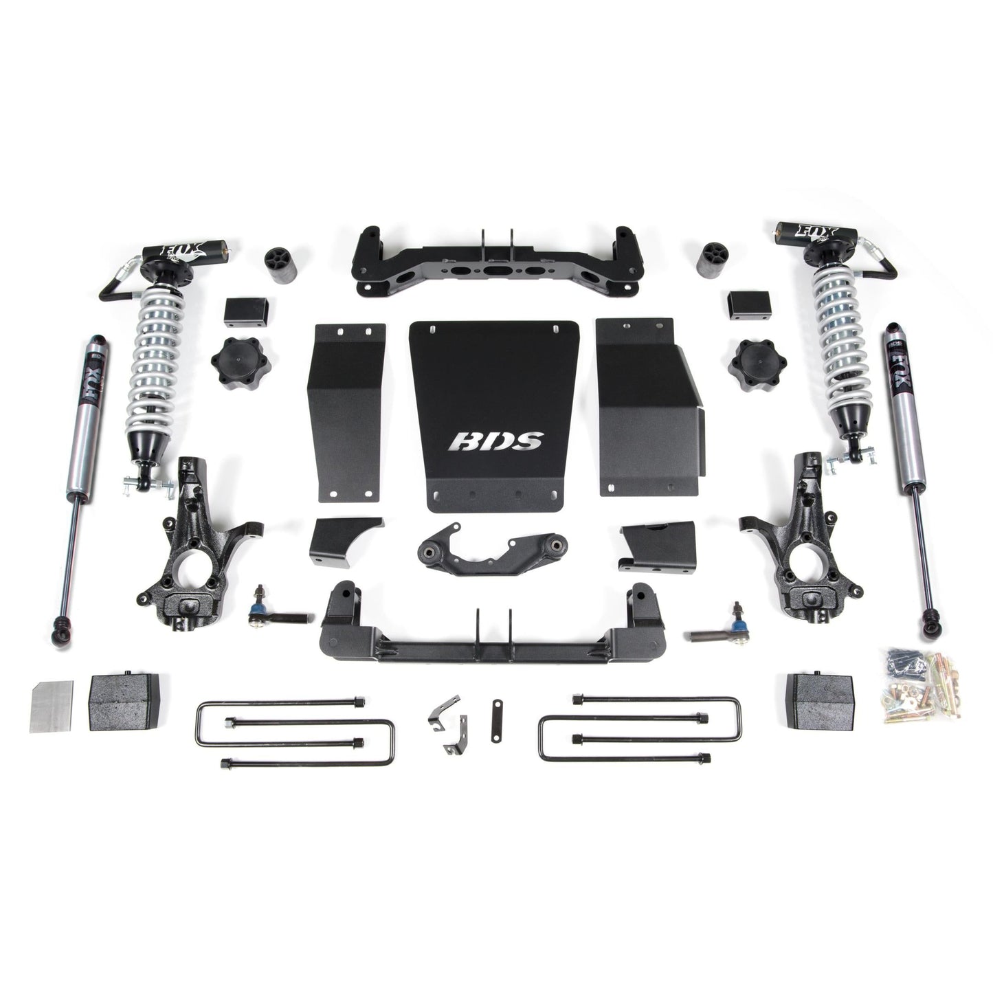 BDS Suspension | 6 Inch Lift Kit FOX 2.5 Coil-Over Silverado/Sierra 1500 14-18 4WD Cast Steel Block Kit Fox 2.5 Performance Shocks | BDS710FDSC