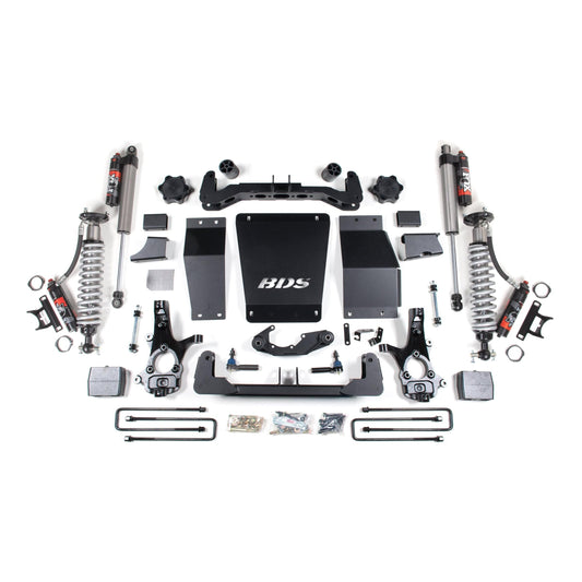 BDS Suspension | 6 Inch Lift Kit FOX 2.5 Performance Elite Block Lift Coil-Over Aluminum/Stamped Steel 14-18 Silverado/Sierra 1500 4WD BDS Suspension | BDS711PES