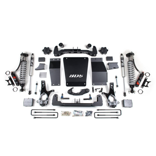 BDS Suspension | 6 Inch Lift Kit FOX 2.0 Performance Block Lift Coil-Over Aluminum Stamped Steel 14-18 Silverado/Sierra 1500 4WD BDS Suspension | BDS711PSS