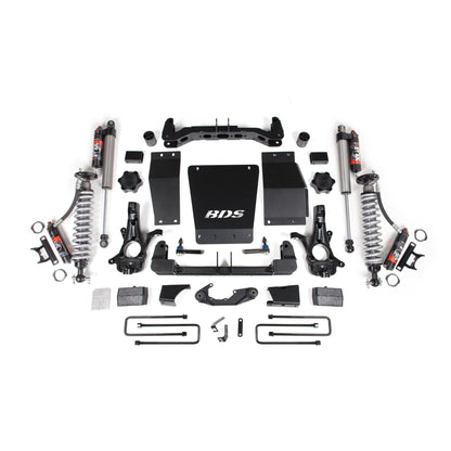 BDS Suspension | 4 Inch Lift Kit FOX 2.5 Performance Elite Block Kit Cast Steel Coil-Over 14-18 Silverado/Sierra 1500 4WD | BDS712PES