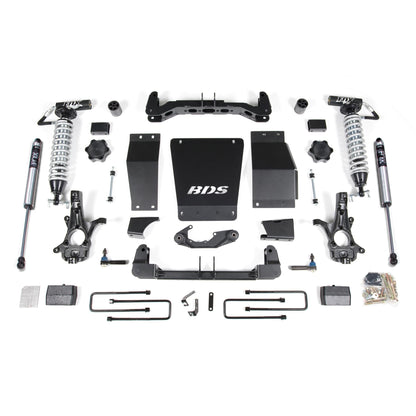 BDS Suspension | 4 Inch Lift Kit FOX 2.5 Coil-Over Silverado/Sierra 1500 14-18 4WD Leaf Springs Aluminum / Stamped Steel Fox 2.5 Performance Shocks | BDS716FDSC