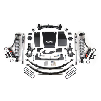 BDS Suspension | 6 Inch Lift Kit FOX 2.0 Performance Leaf Springs Coil-Over Cast Steel 14-18 Silverado/Sierra 1500 4WD BDS Suspension | BDS717PSS