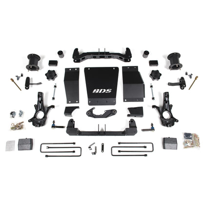 BDS Suspension | 6 Inch Lift Kit GMC Sierra 1500 14-18 4WD Magneride Equipped Aluminum / Stamped Steel Control Arm | BDS726H